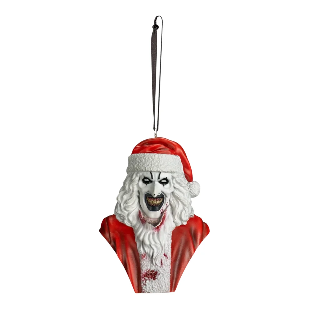 TERRIFIER 3 - Santa Art The Clown Holiday Horror  Christmas Trick Or Treat Ornament