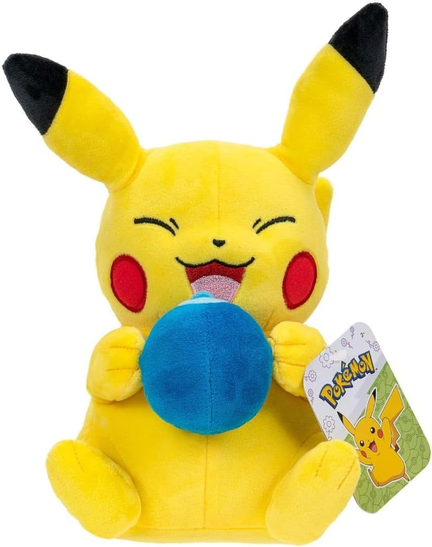 POKEMON - Pikachu With Blue Oran Berry Plush 20cm
