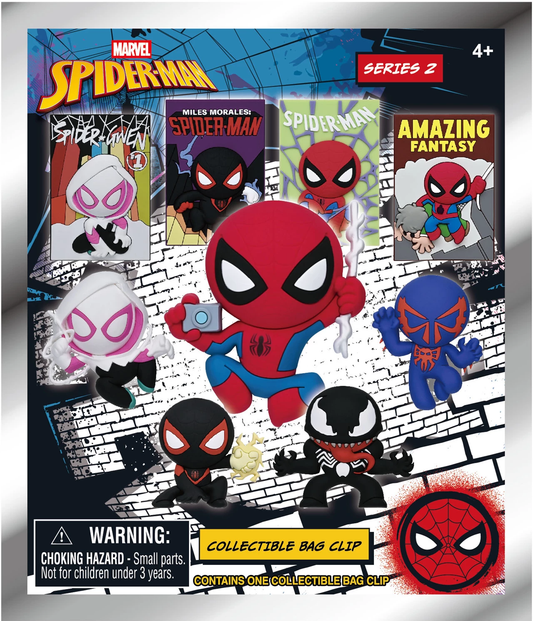 SPIDER-MAN - Classic Series 2 Blind Bag Keyring / Bag Clip”