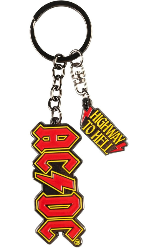 AC/DC - Highway To Hell Logo Keyring