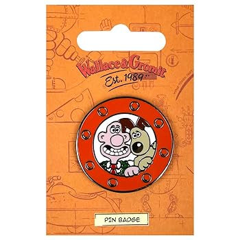 WALLACE & GROMIT - Porthole Pin Badge
