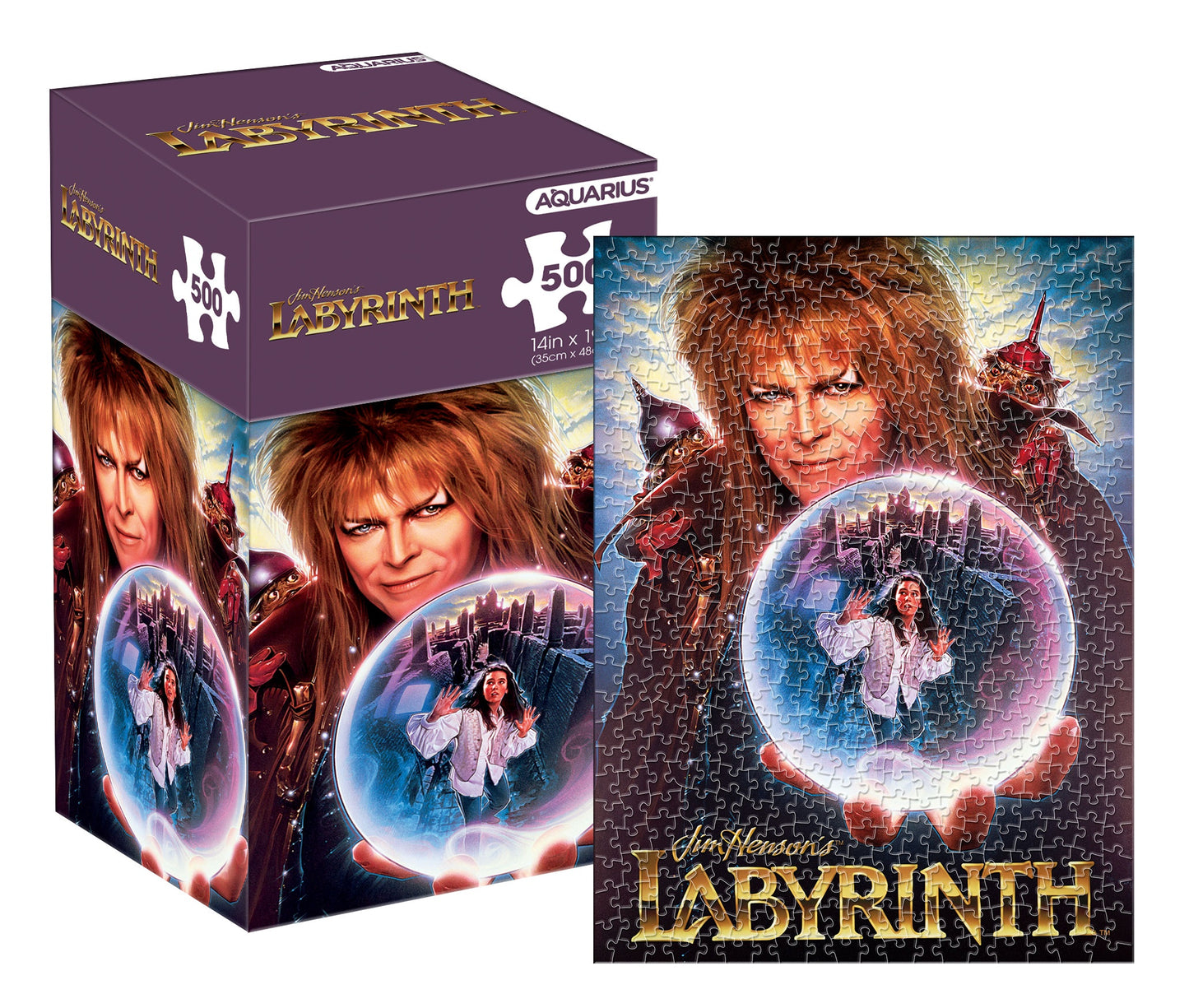 LABYRINTH - One Sheet 500 Piece Jigsaw Puzzle (Vertical Box)