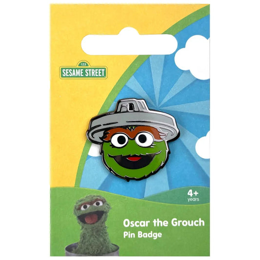 SESAME STREET - Oscar The Grouch Pin Badge