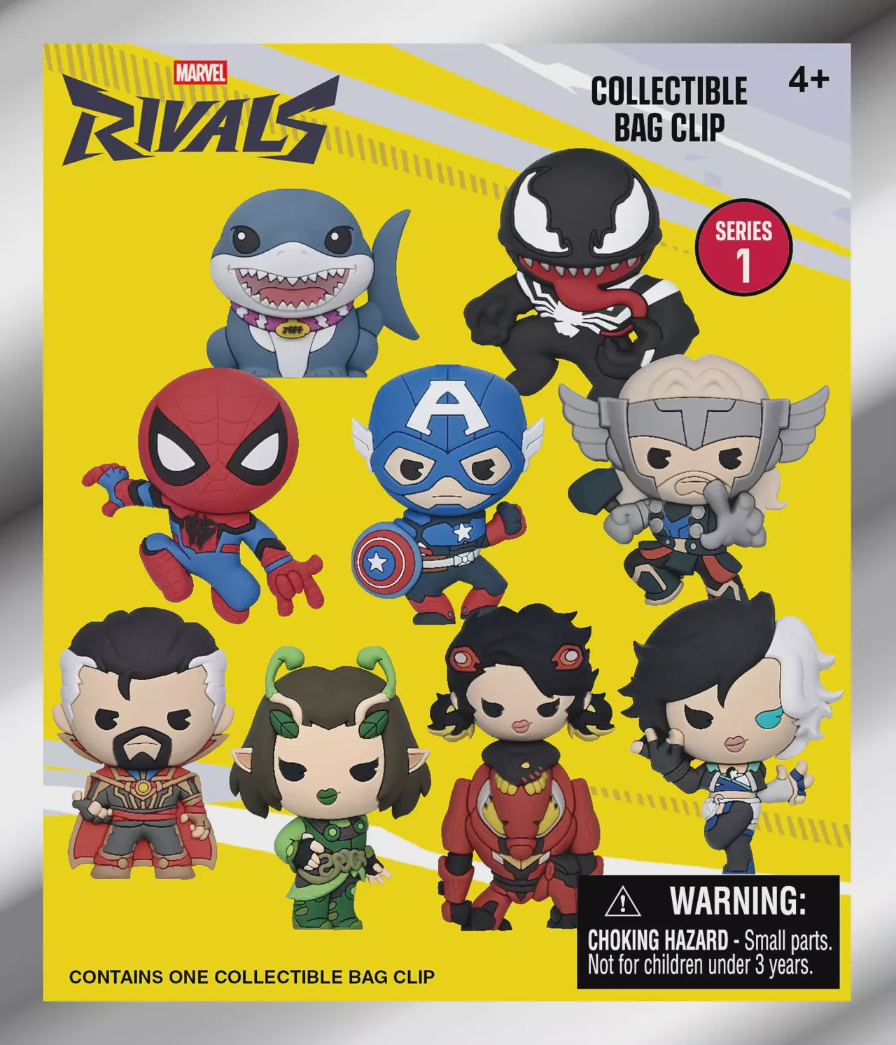 Awesome Rivals Keychains MARVEL RIVALS - Series 1 Mystery Blind Bag Keyring / Bag Clip – Cool-Merch