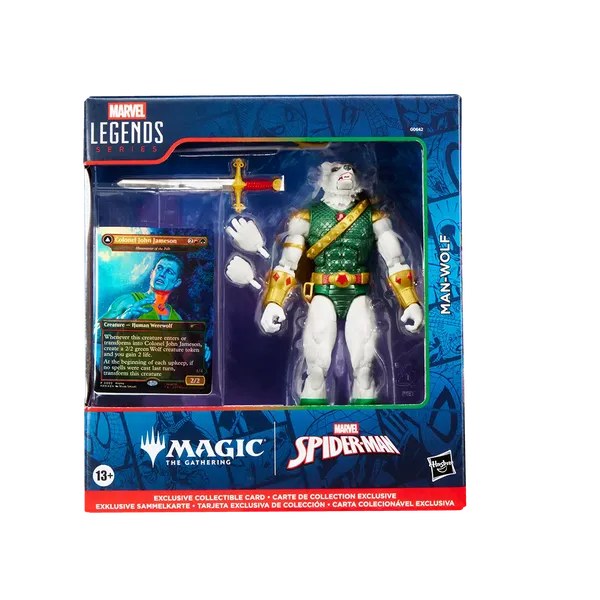 MARVEL : SPIDER-MAN X MAGIC THE GATHERING - Man-Wolf Marvel Legends Hasbro Exclusive Action Figure
