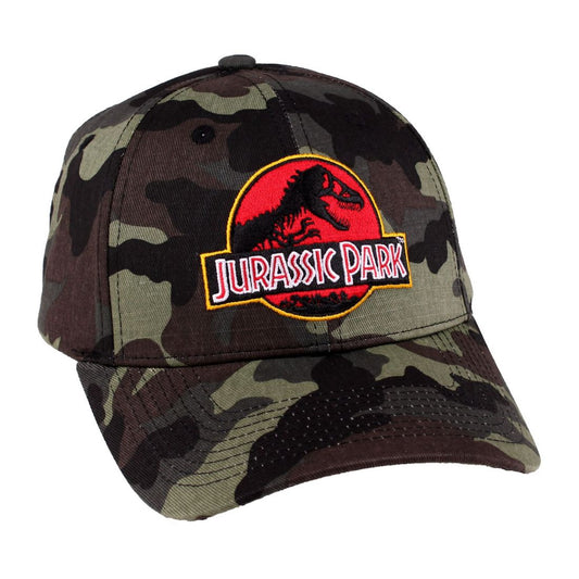 JURASSIC PARK - Camouflage Logo Baseball Cap