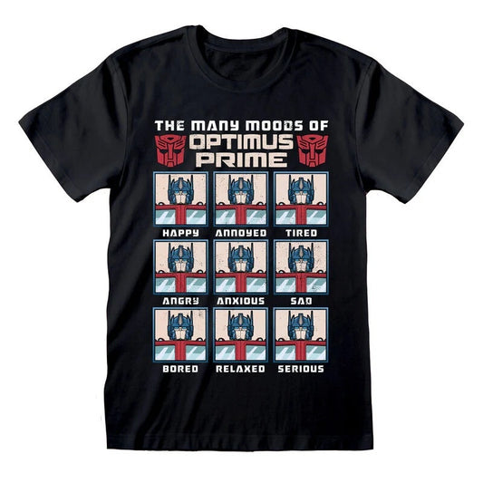 TRANSFORMERS - Many Moods Of Optimus Prime T-Shirt