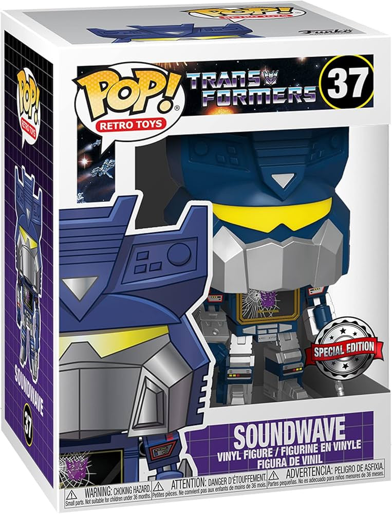 TRANSFORMERS - Soundwave #37 Funko Pop!