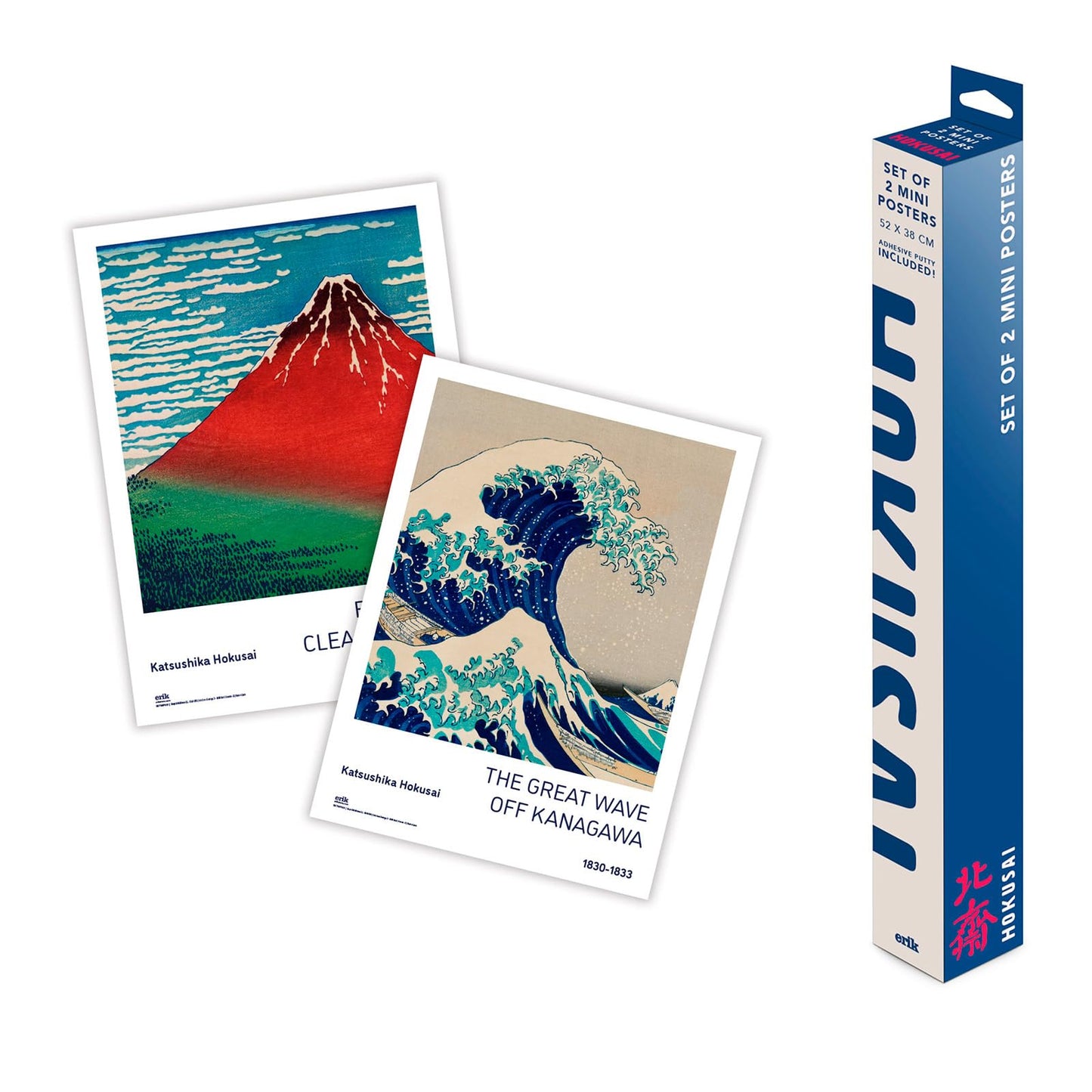 HOKUSAI - Mini Poster Set