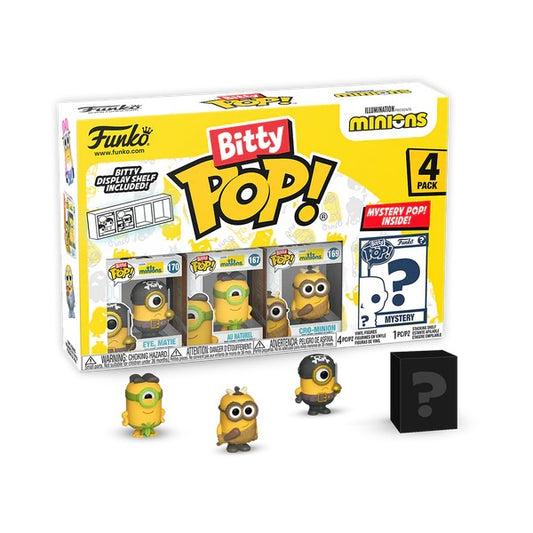 MINIONS - Eye, Matie Funko Bitty Pop! 4 Pack