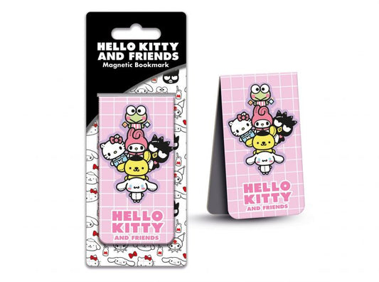 HELLO KITTY & FRIENDS - Pink Magnetic Bookmark
