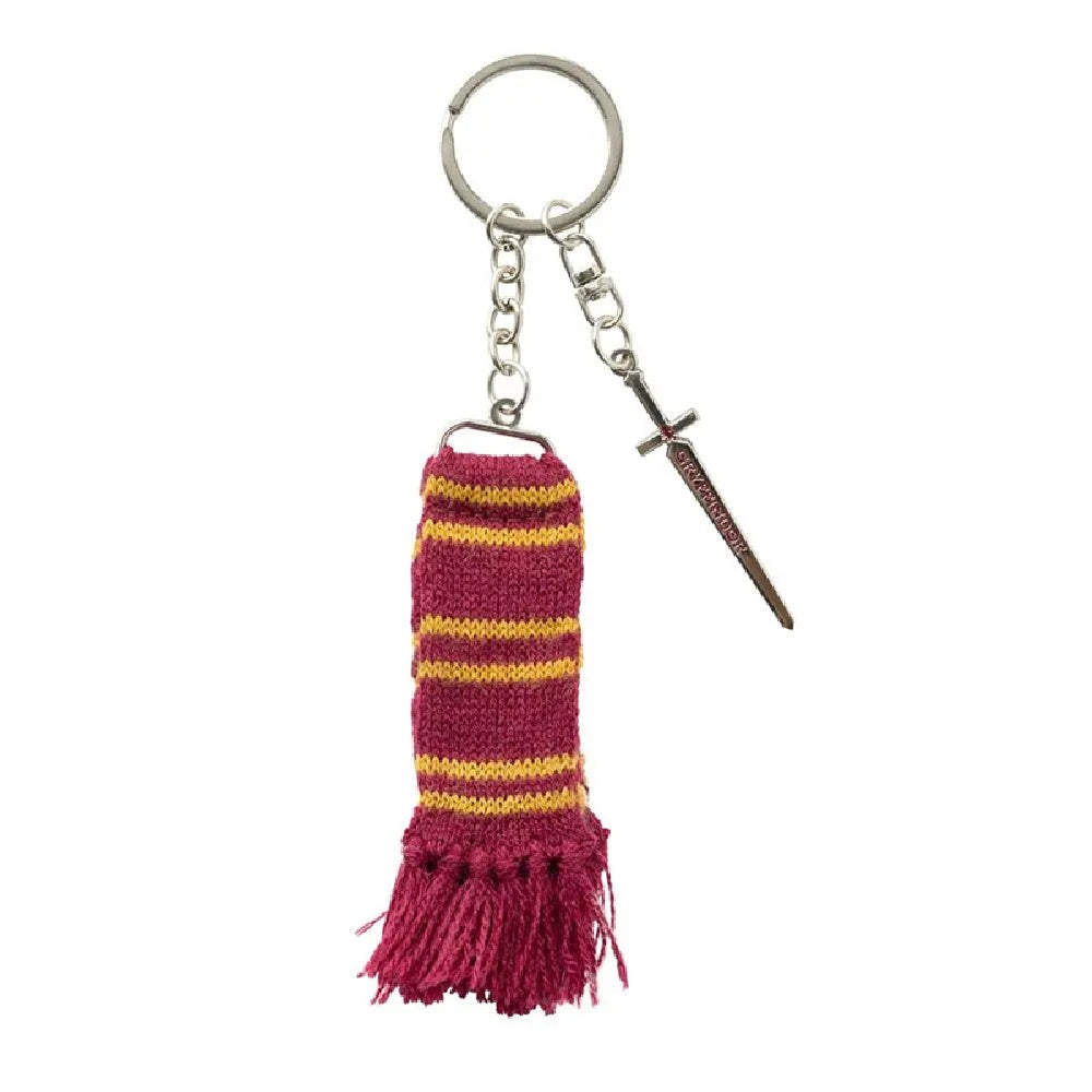 HARRY POTTER - Gryffindor Scarf & Sword Keyring