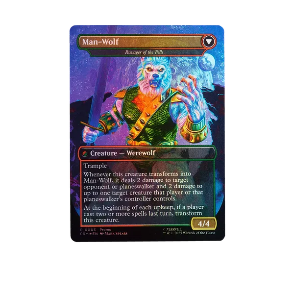 MARVEL : SPIDER-MAN X MAGIC THE GATHERING - Man-Wolf Marvel Legends Hasbro Exclusive Action Figure