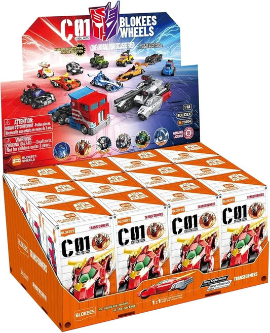 BLOKEES : TRANSFORMERS - C01 Auto Prime Wheels Roll Out Blind Box Model Kit (1)