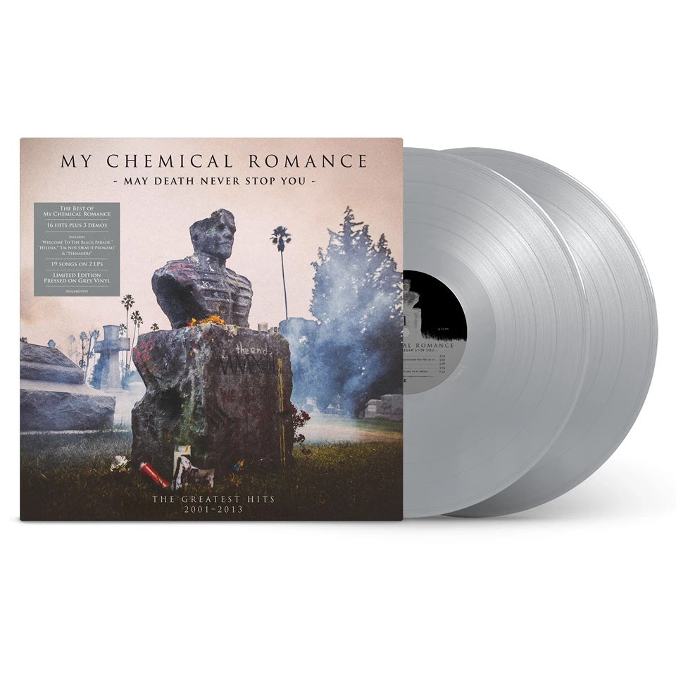 MY CHEMICAL ROMANCE - May Death Never Stop You : The Greatest Hits 2001-2013 Limited Edition Grey Coloured Vinyl Album