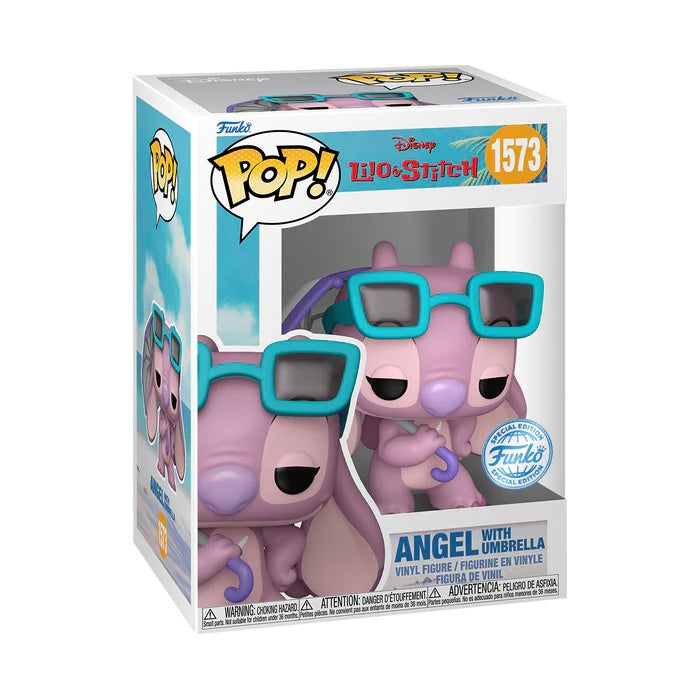 DISNEY : LILO & STITCH - Angel with Umbrella #1573 Speciality Series Funko Pop!