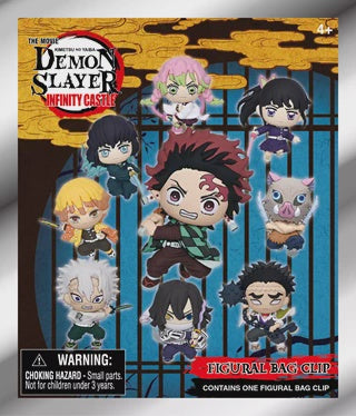 DEMON SLAYER - Infinity Castle Series 1 Mystery Blind Bag Keyring / Bag Clip