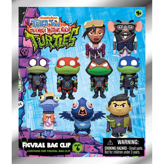 TALES OF THE TEENAGE MUTANT NINJA TURTLES - Series 6 Mystery Blind Bag Keyring / Bag Clip