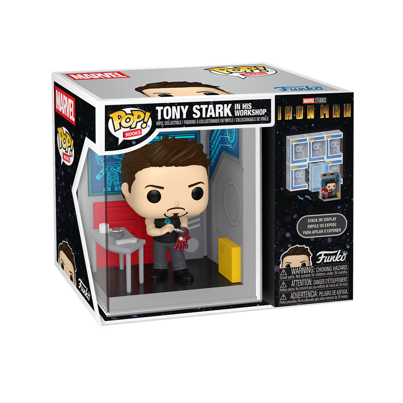 MARVEL : IRON MAN - Tony Stark In His Workshop Funko Pop! Nooks