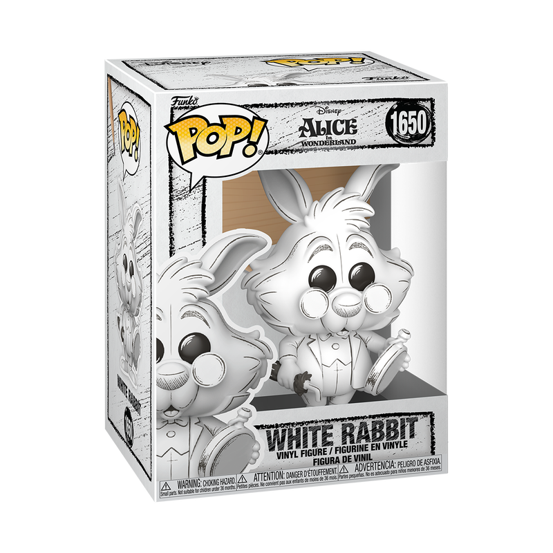 DISNEY : ALICE IN WONDERLAND - White Rabbit (Sketched Deco) #1650 Funko Pop!