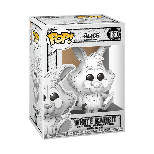 DISNEY : ALICE IN WONDERLAND - White Rabbit (Sketched Deco) #1650 Funko Pop!