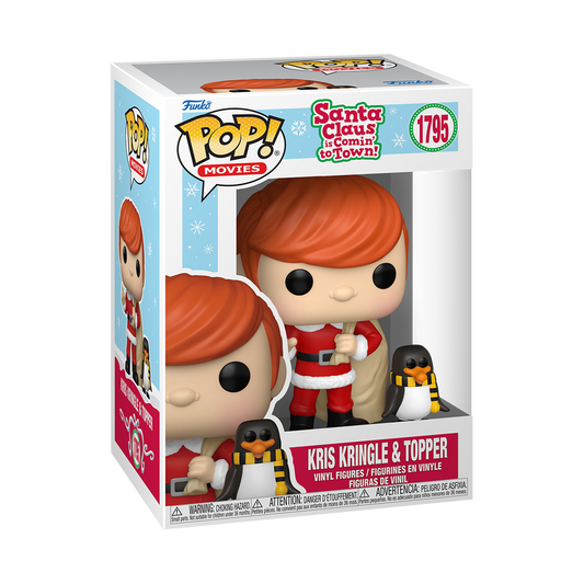 SANTA CLAUS IS COMIN' TO TOWN! - Kris Kringle & Topper #1795 Funko Pop!