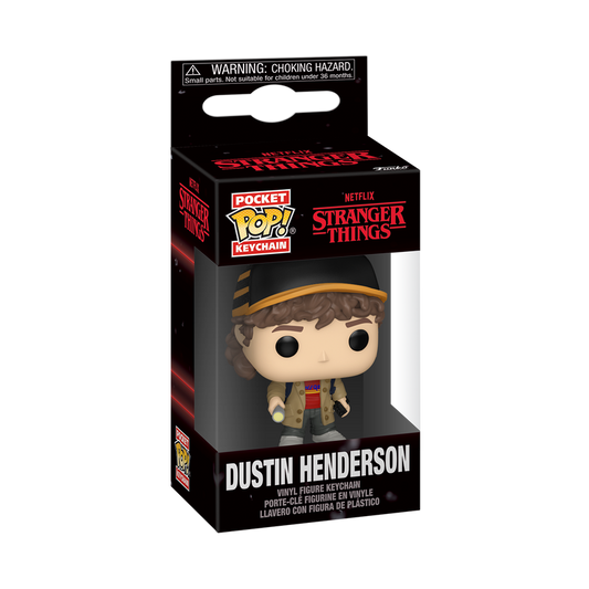 STRANGER THINGS - S5 Dustin Henderson Funko Pocket Pop! Keychain