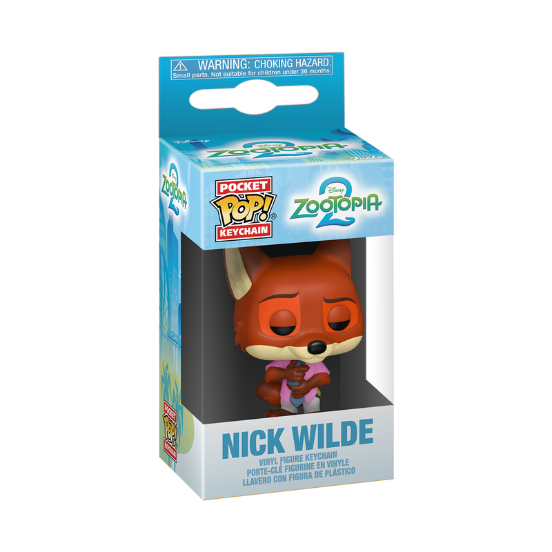 DISNEY : ZOOTOPIA 2 - Nick Wilde Funko Pocket Pop! Keychain