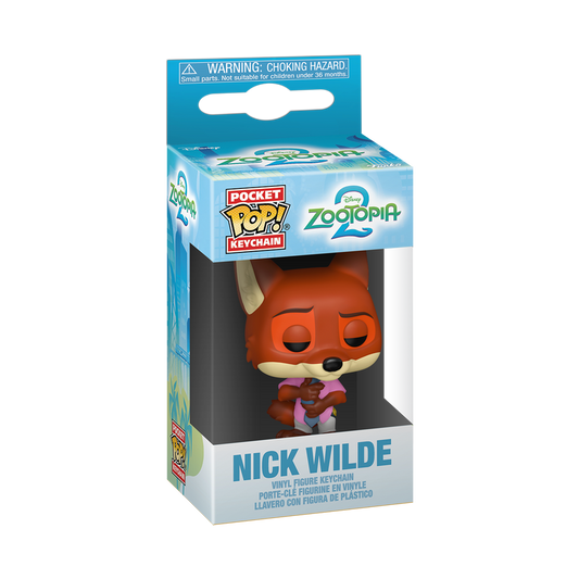 DISNEY : ZOOTOPIA 2 - Nick Wilde Funko Pocket Pop! Keychain