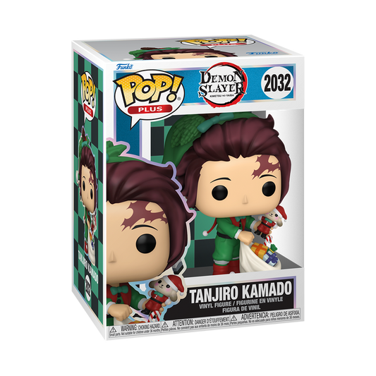 DEMON SLAYER - Tanjiro Kamado (Holiday) #2032 Funko Pop! Plus