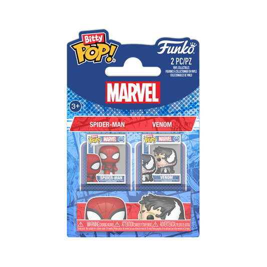 MARVEL - Spider-Man & Venom Funko Bitty Pop! 2 Pack