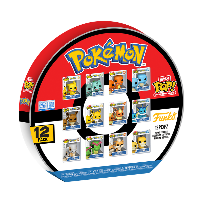 POKEMON - Collector Pack Funko Bitty Pop! 12-Pack