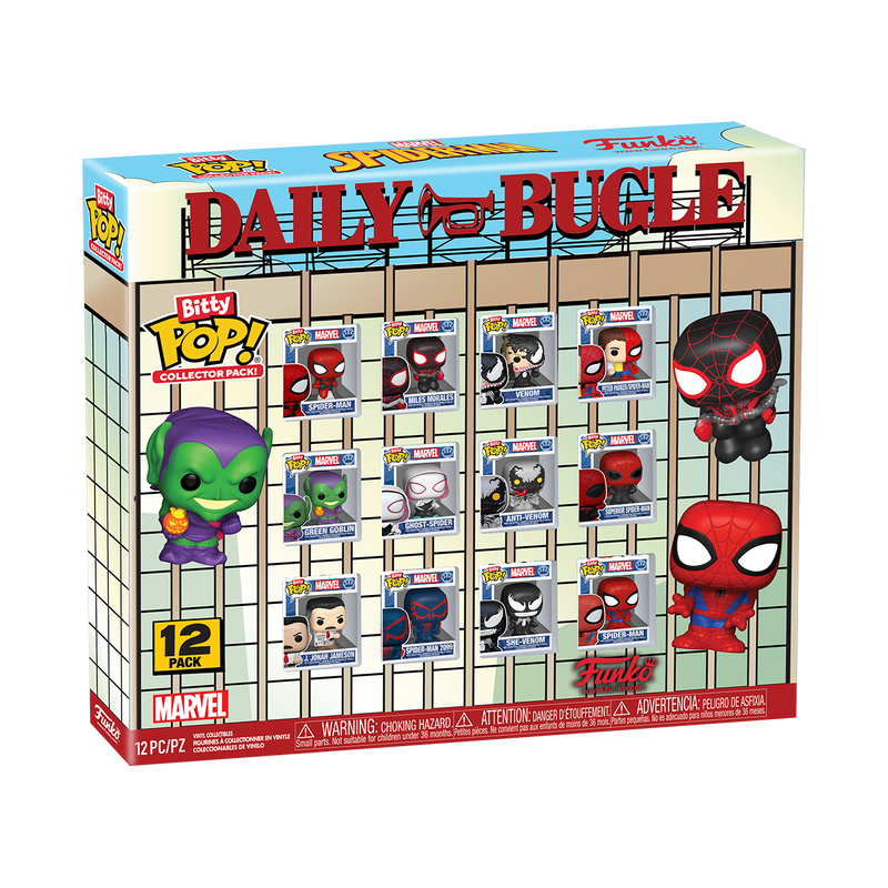 MARVEL : SPIDER-MAN - Collector Pack Funko Bitty Pop! 12-Pack