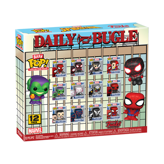 MARVEL : SPIDER-MAN - Collector Pack Funko Bitty Pop! 12-Pack
