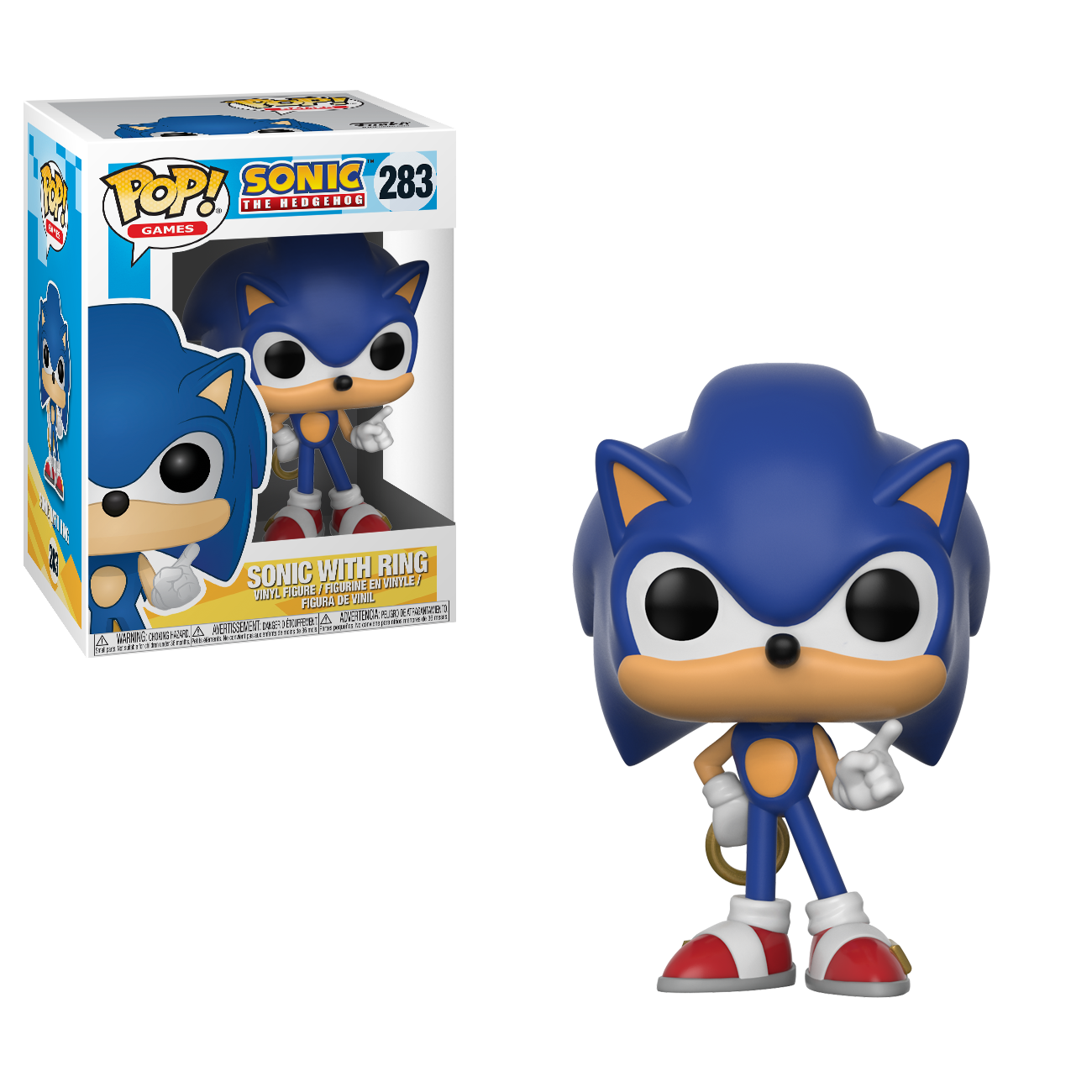 SONIC - Sonic with Ring #283 Funko Pop!