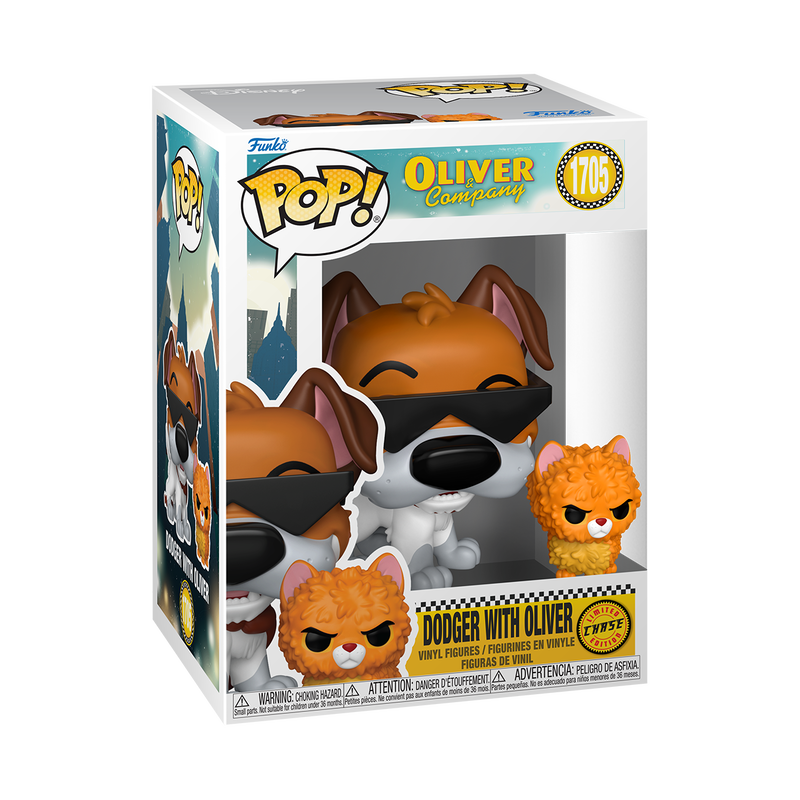 OLIVER & COMPANY - Dodger with Oliver #1705 Funko Pop!