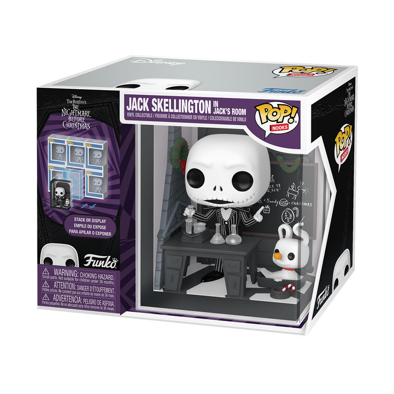 NIGHTMARE BEFORE CHRISTMAS - Jack's Room Funko Pop! Nooks