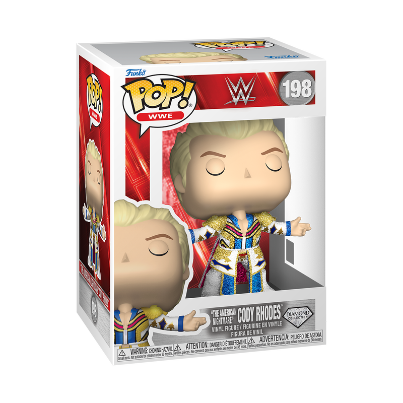 WWE - “The American Nightmare” Cody Rhodes #198 Funko Pop!