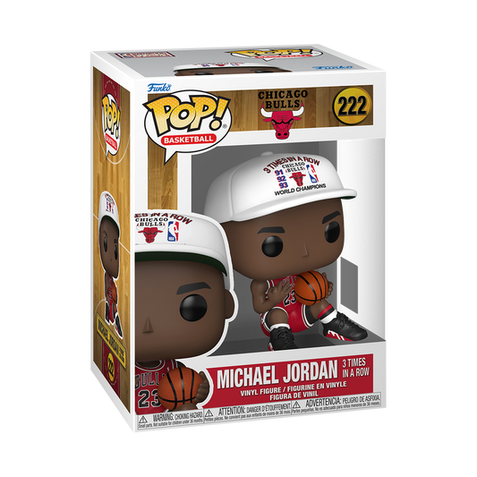 NBA : CHICAGO BULLS - Michael Jordan 3 Times in a Row #222 Funko Pop!
