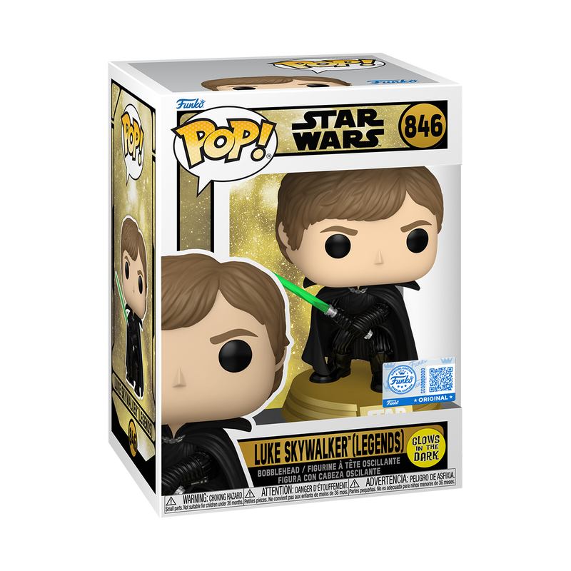 STAR WARS - Luke Skywalker (Legends) GITD #846 Funko Pop!