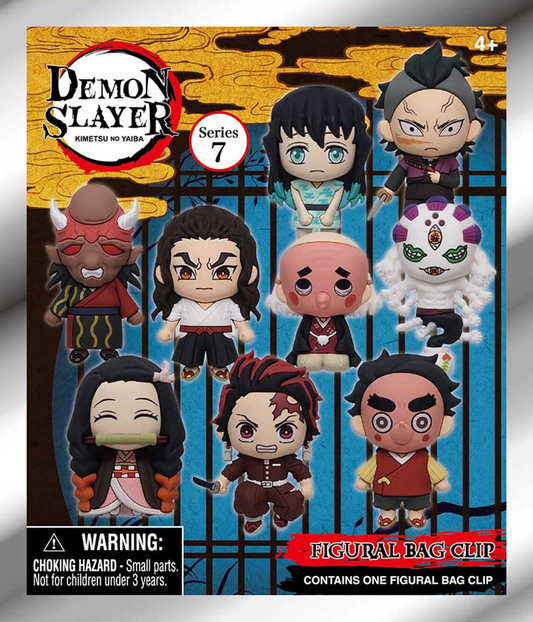 DEMON SLAYER - Series 7 Character Mystery Blind Bag Keyring / Bag Clip