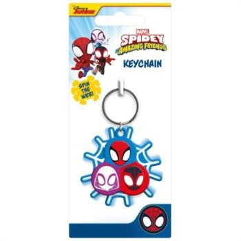 MARVEL : SPIDEY & FRIENDS - Three Spinner Keyring