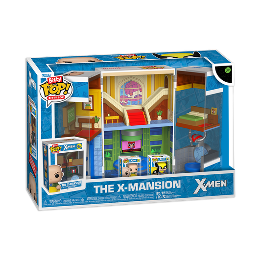 MARVEL : X-MEN - X-Mansion Funko Bitty Pop! Display Set