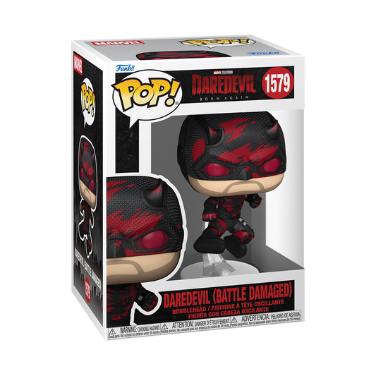 MARVEL : DAREDEVIL BORN AGAIN - Daredevil (Battle Damaged) #1579 Funko Pop!