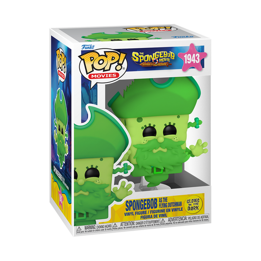 SPONGEBOB SQUAREPANTS MOVIE - Spongebob As The Flying Dutchman GITD #1943 Funko Pop!