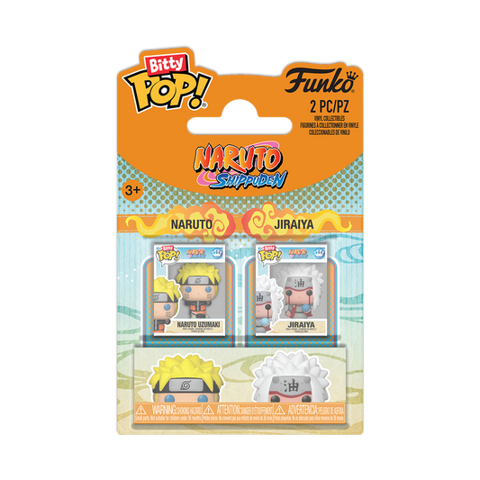 NARUTO SHIPPUDEN - Naruto & Jiraya Bitty Funko Pop! 2-Pack