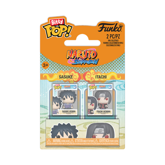 NARUTO SHIPPUDEN - Sasuke & Itachi Bitty Funko Pop! 2-Pack