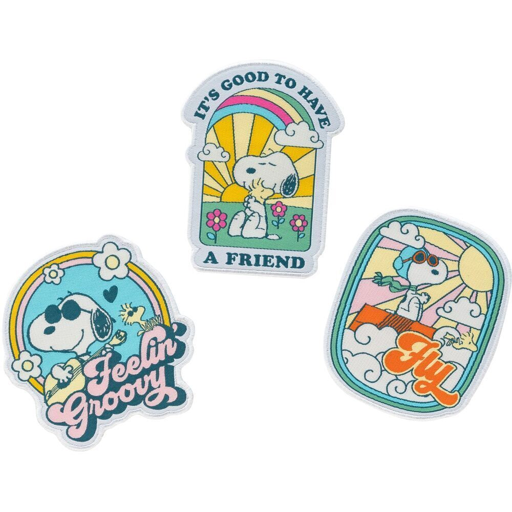PEANUTS - Snoopy Set Of 3 Patches
