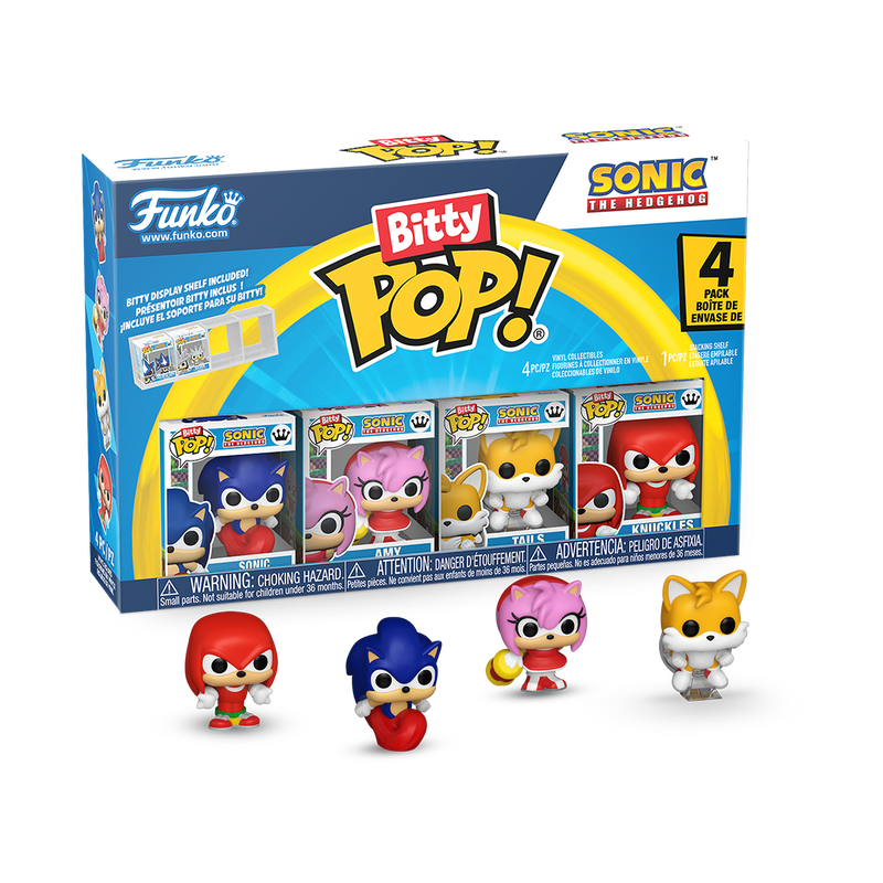 SONIC THE HEDGEHOG - Sonic Funko Bitty Pop! 4-Pack