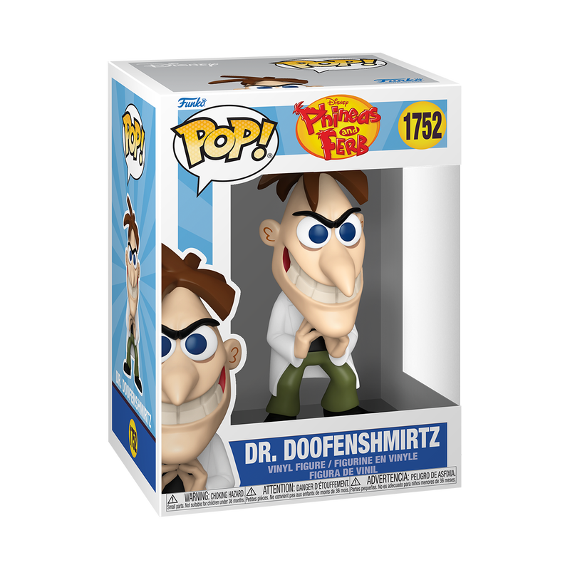 DISNEY : PHINEAS & FERB - Dr. Doofenshmirtz #1752 Funko Pop!